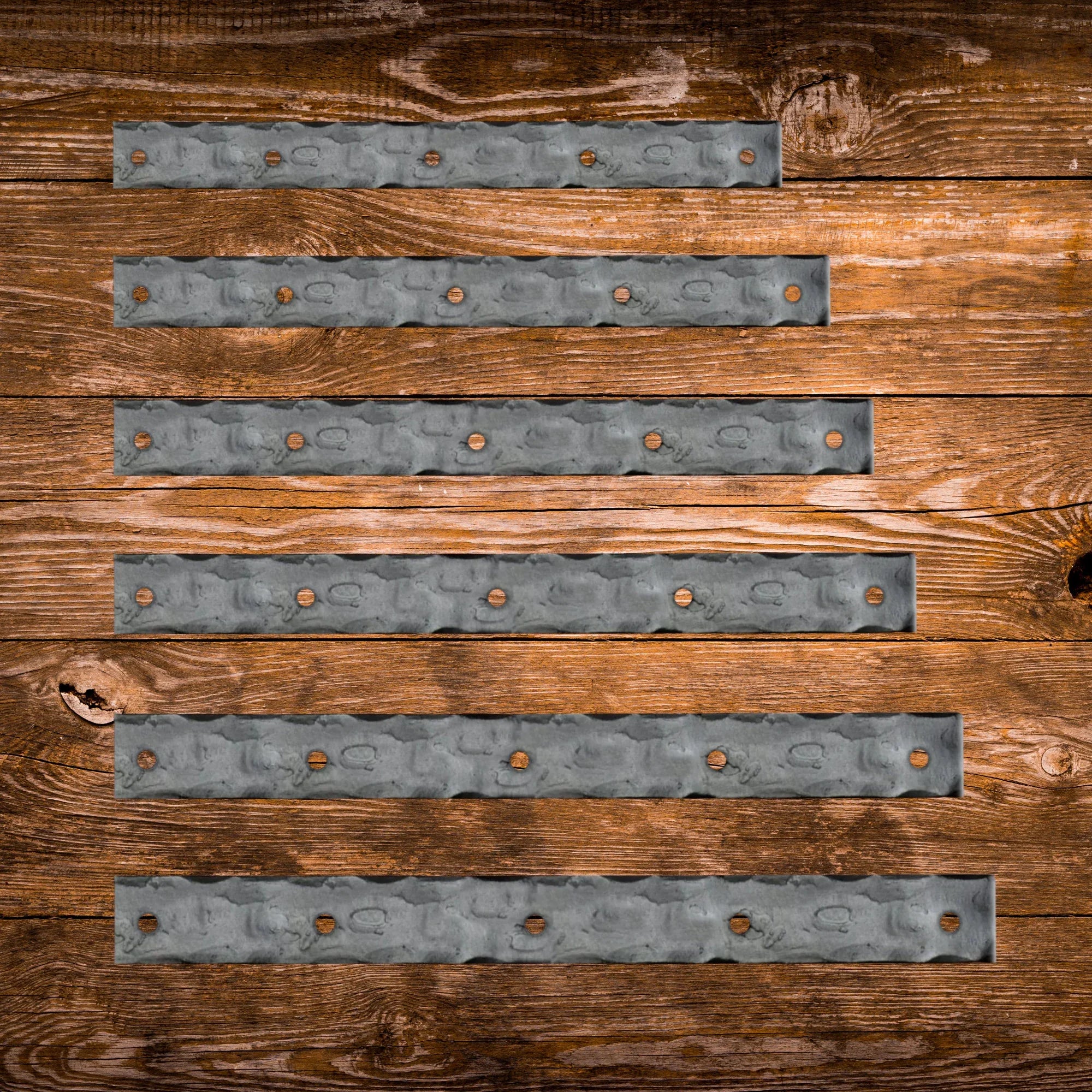 Plain Straight Iron Faux Hinge Strap - Old West Iron