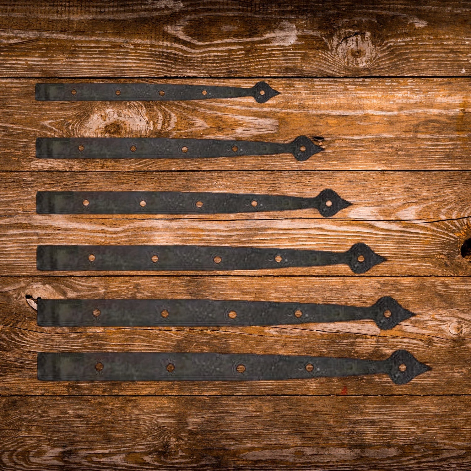 French Country Iron Functioning Hinge Strap