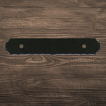 CLEARANCE- Limited Stock Transitional Iron Straight Plate - Old West Iron