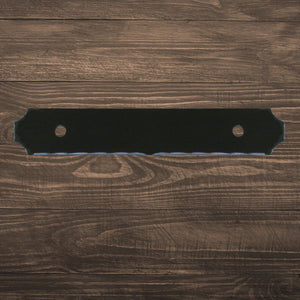 CLEARANCE- Limited Stock Transitional Iron Straight Plate - Old West Iron