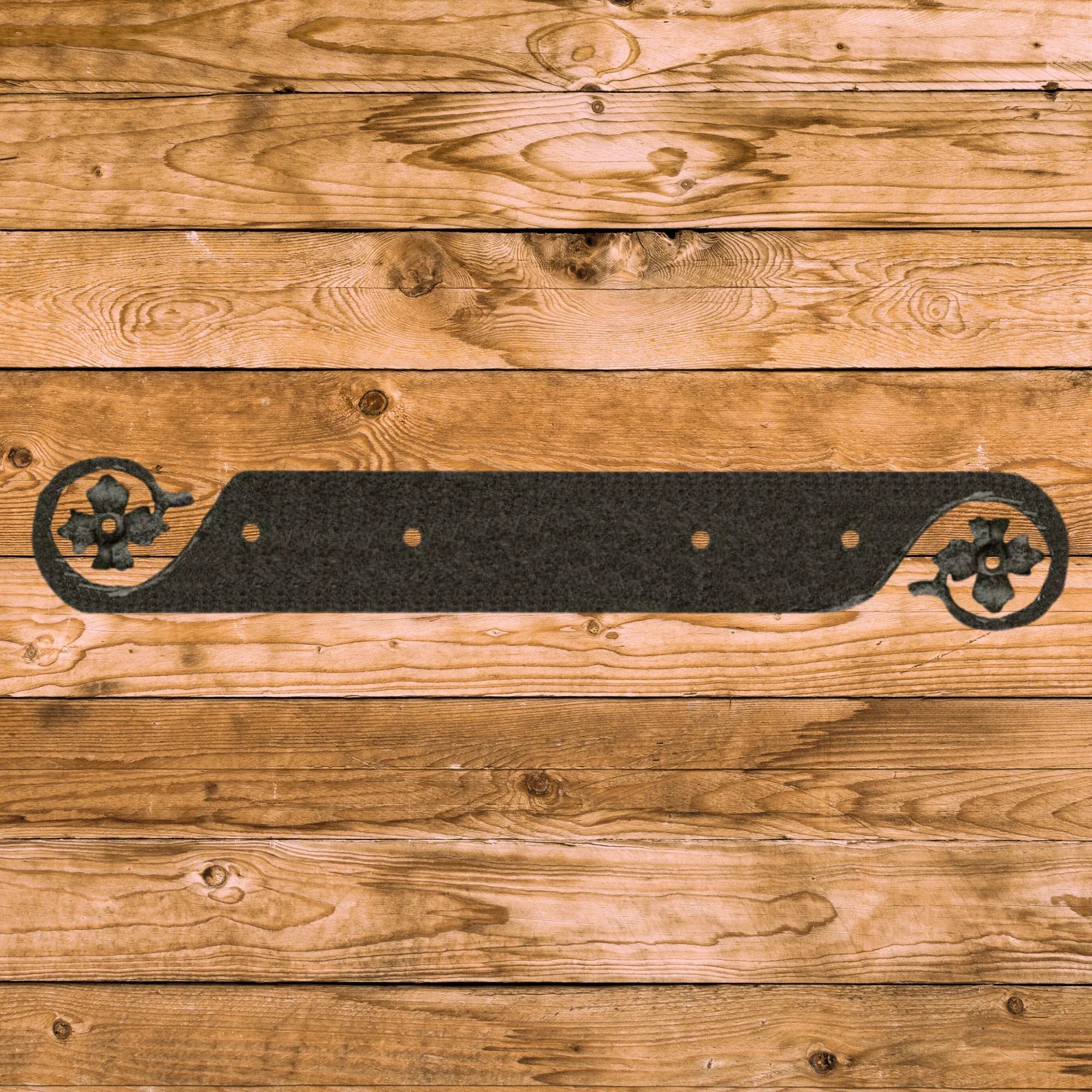 Finnish Folk Ironwork Straight Plate - Old West Iron