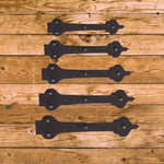 French Country Revival Iron Faux Hinge Strap - Old West Iron