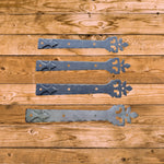 Roman Acanthus Wrought Iron Faux Hinge Strap - Old West Iron