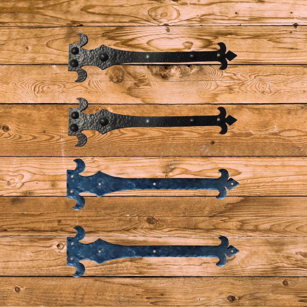 French Empire Iron Faux Hinge Strap - Old West Iron