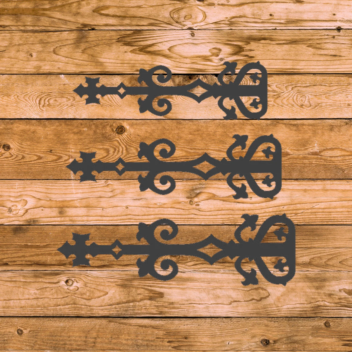 Medieval Reconquista Iron Faux Hinge Strap - Old West Iron