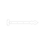 Cottage Iron Functioning Hinge Strap - Old West Iron