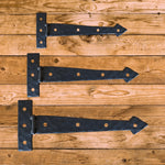 Neo-Classical Wrought Iron Functioning Hinge Strap - Old West Iron