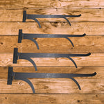 Scandinavian Wrought Iron Functioning Hinge Strap - Old West Iron