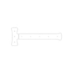 Traditional Tuscan Iron Functioning Hinge Strap - Old West Iron