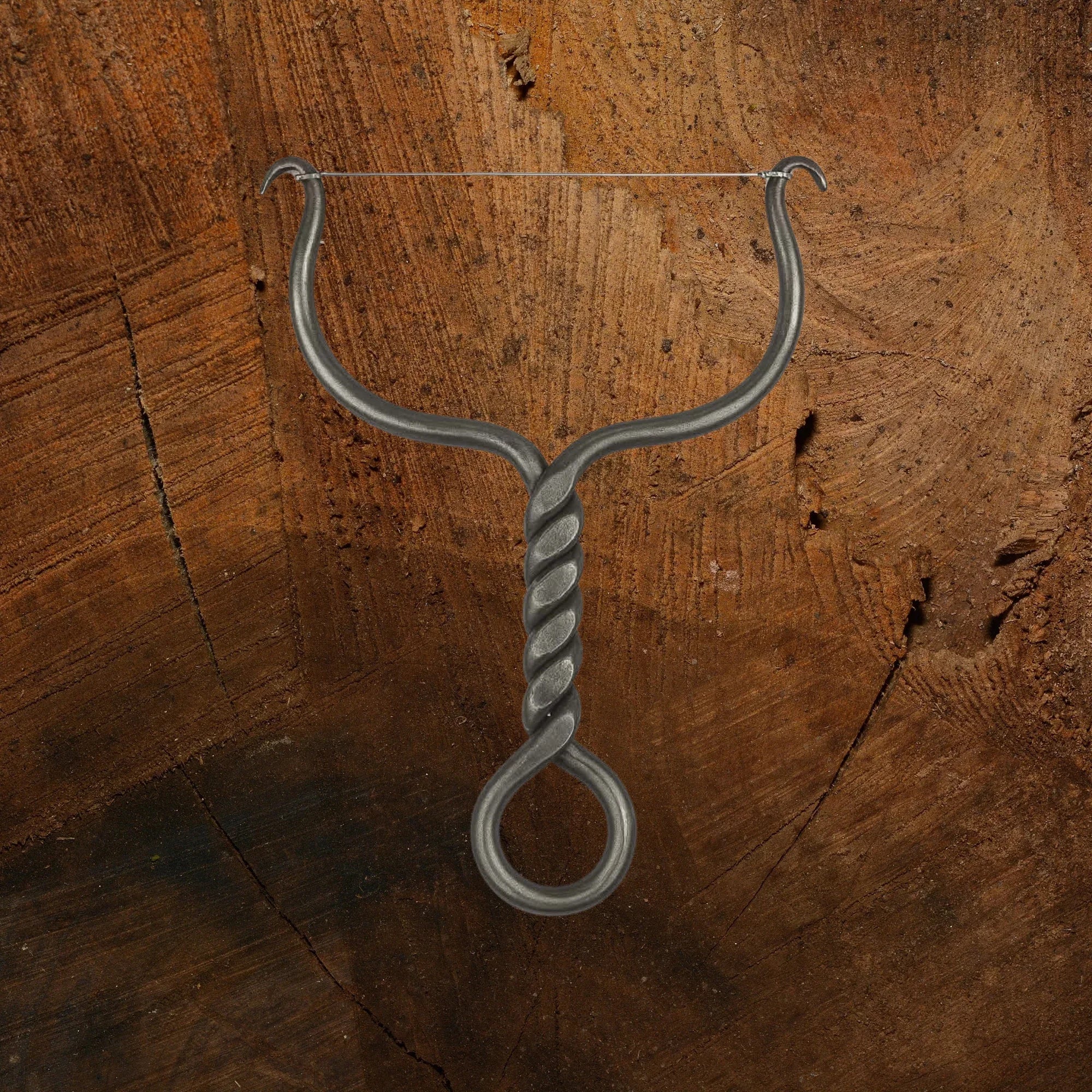 Twisted Hand Forged Cheese Slicer - Old West Iron