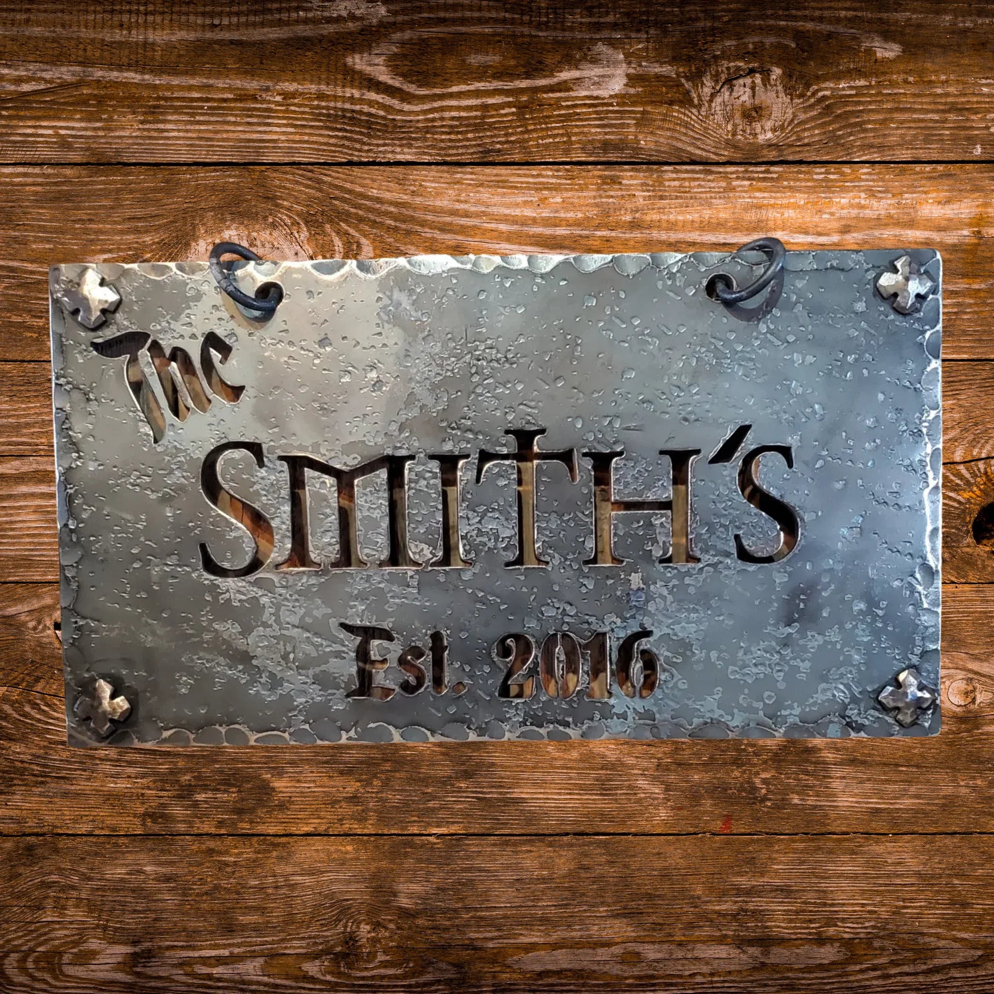 Celtic Iron Name Sign - Old West Iron