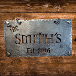 Celtic Iron Name Sign - Old West Iron