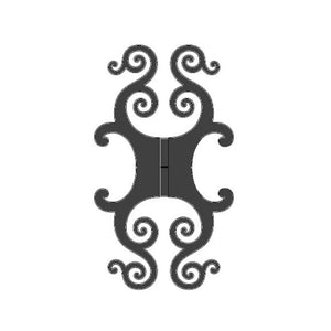 Neo-Classical Iron Hinge - Old West Iron