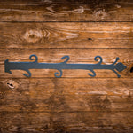 XL Old English Castle Wrought Iron Faux Hinge Strap - Old West Iron