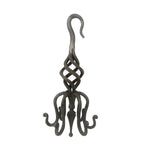 Iron Hanging Hook with 6 Hooks - Old West Iron