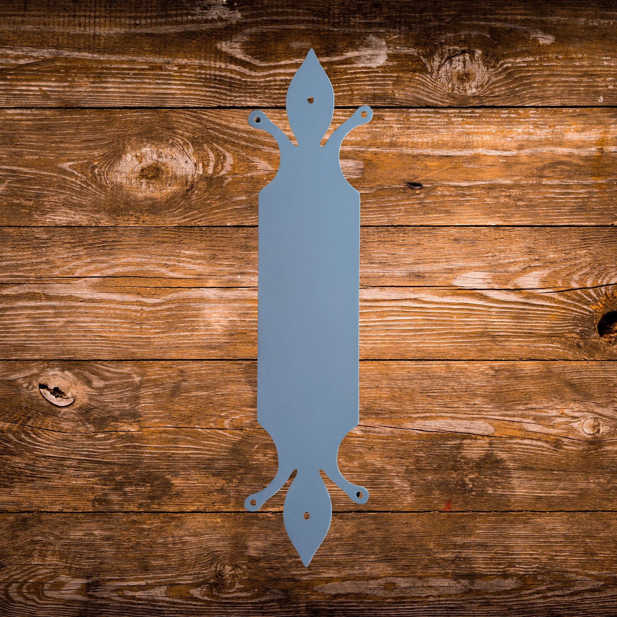 Old English Castle Iron Push Plate - Old West Iron