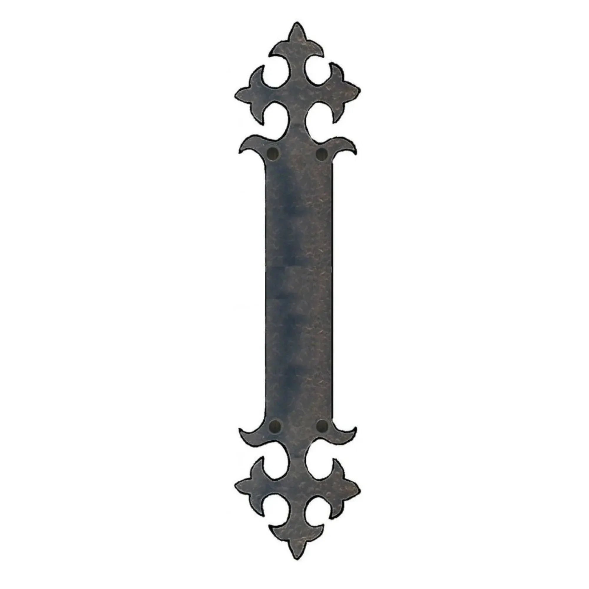 Portuguese Gothic Iron Push Plate - Old West Iron