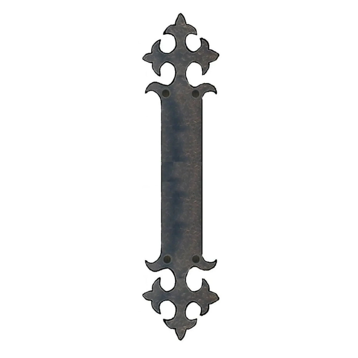 Portuguese Gothic Iron Push Plate - Old West Iron