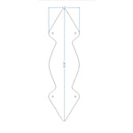 Neo-Classical Iron Push Plate - Old West Iron