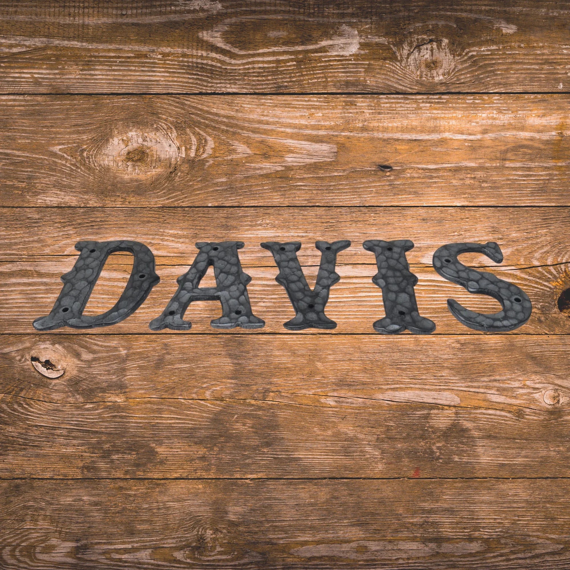 Old Western Iron Numbers & Letters - Old West Iron