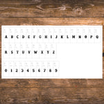 Old Western Iron Numbers & Letters - Old West Iron