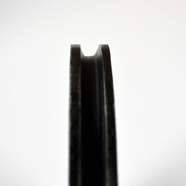 Pulley Wheel - 5" - Antique Black Grunge Finish