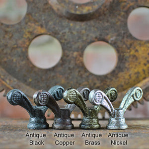 1/4" Decorative Wing Nut - Old West Iron