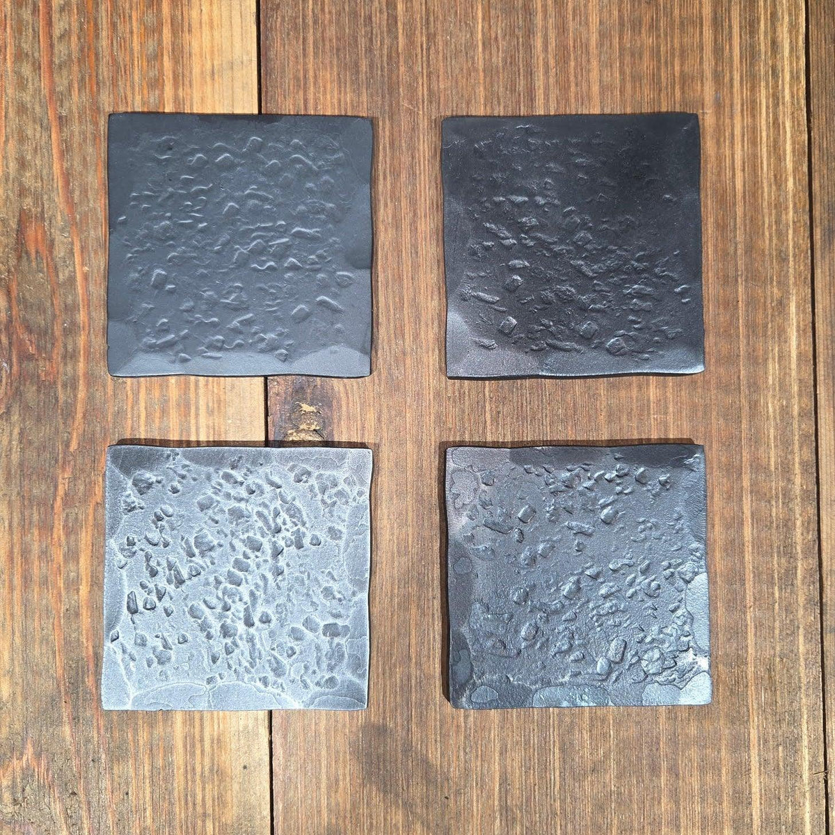 Black Finishes Color Sample Kit (4 Finishes) - Old West Iron
