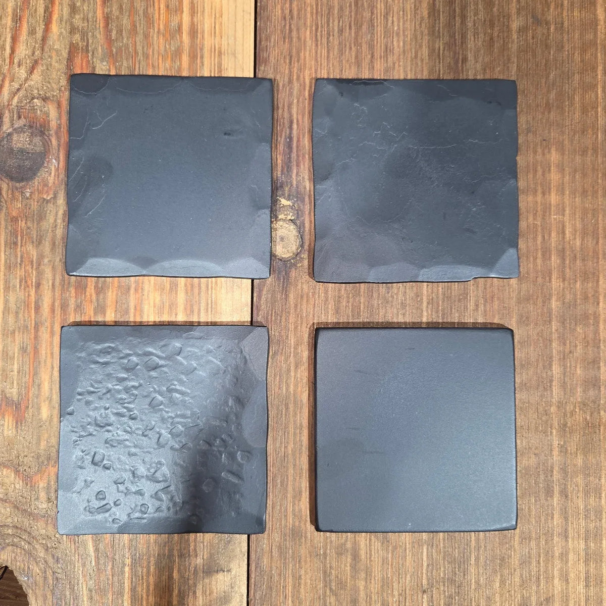 Black Finish Texture Sample Kit (4 Textures) - Old West Iron