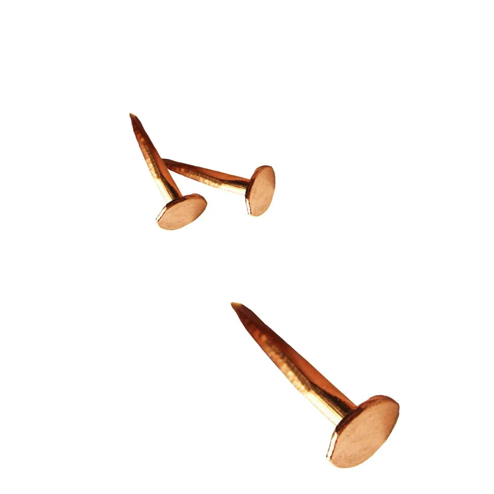 1lb box - Copper Cut Tacks - Old West Iron