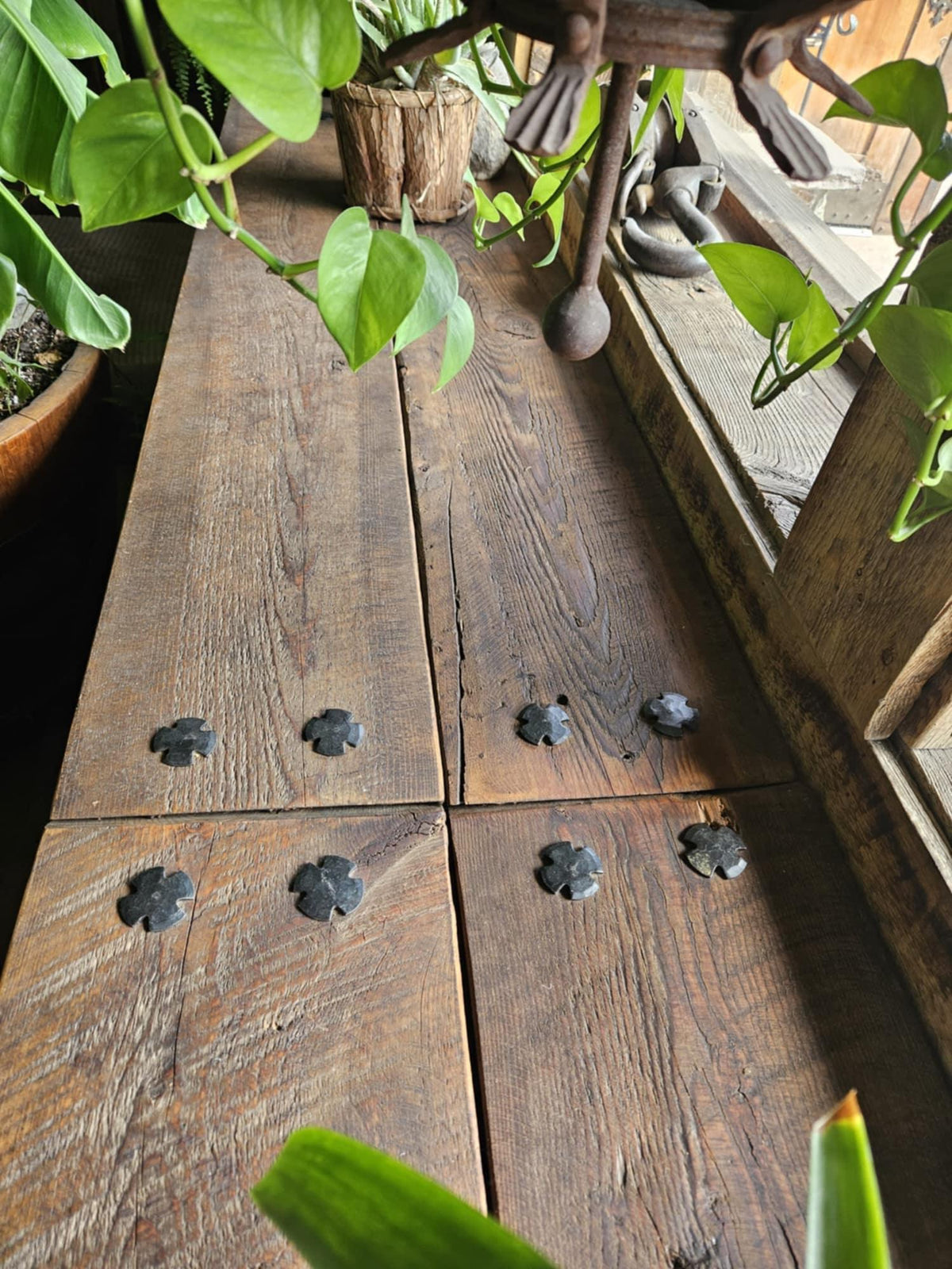 2" Notched Round Head Nail - Old West Iron