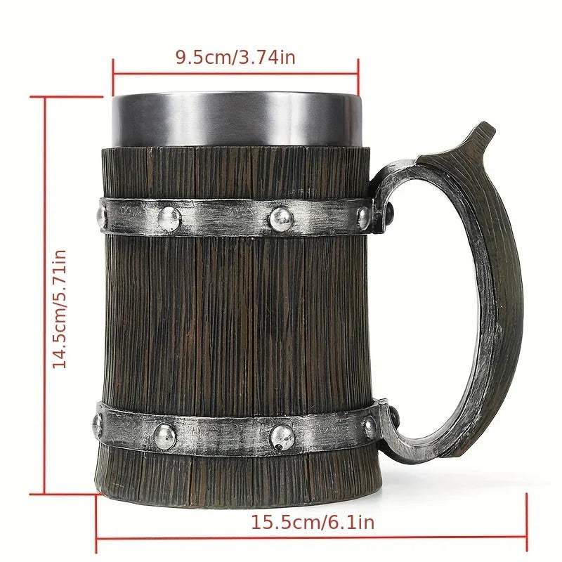 Odin Stainless Steel Coffee Mug - Old West Iron