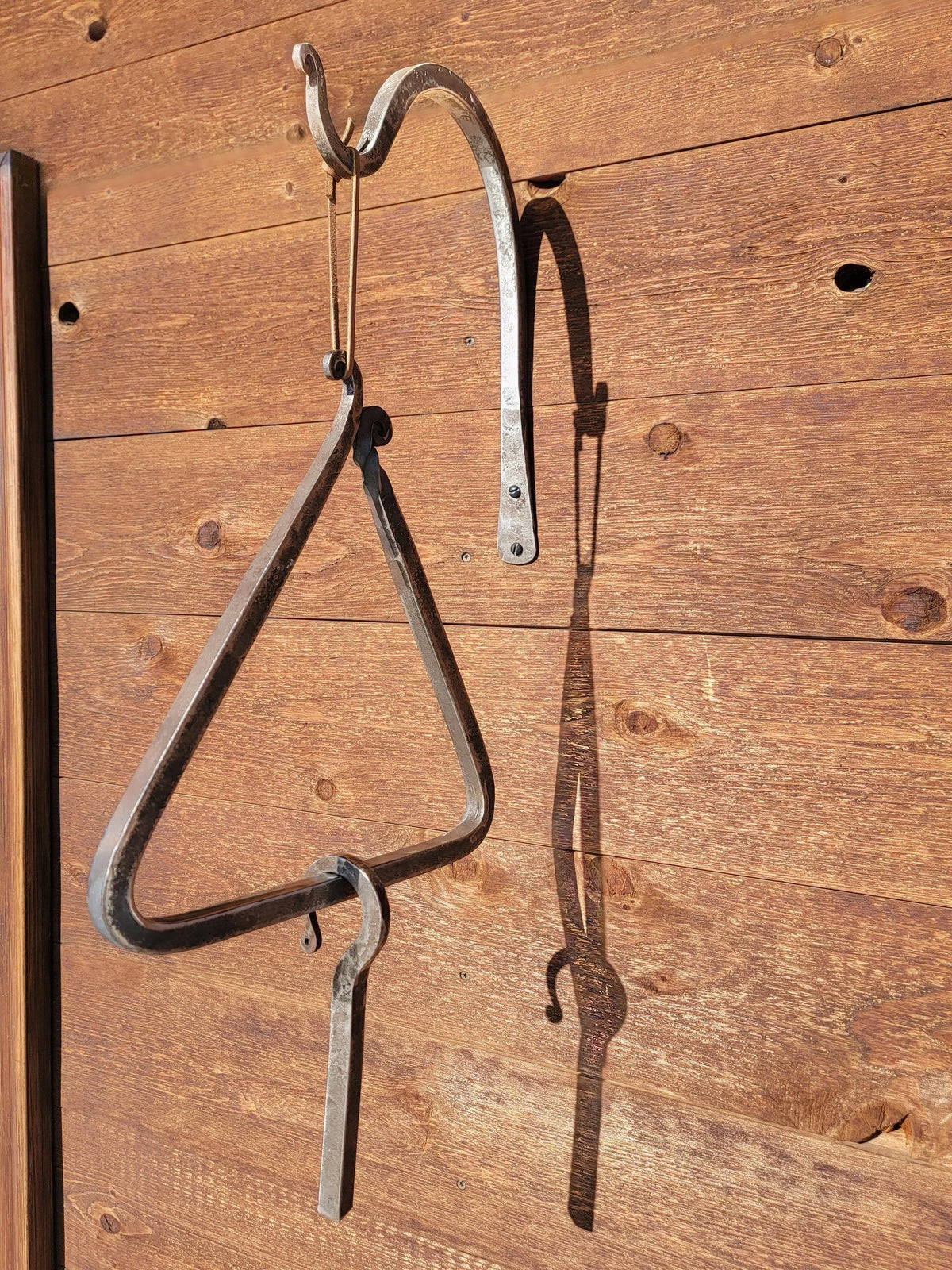 Hand Forged Iron Dinner Triangle - Old West Iron