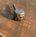 3/8" x 2" XL Hammered 1 1/16" Head Decorative Iron Screw - LIMITED RUN