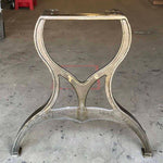 CLEARANCE- LIMITED STOCK Cast Iron Dining Table Legs, 2 pack - Old West Iron