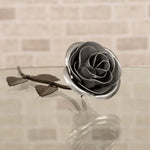 Silver Steel Rose - Old West Iron