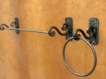 Rustic Bathroom Hardware Set - Old West Iron