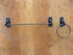 Rustic Bathroom Hardware Set - Old West Iron
