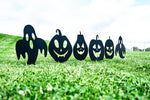 Shadow Casting Halloween Garden Stakes - Old West Iron