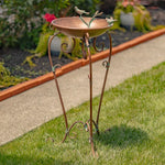 Antique Copper Birdbath - Old West Iron