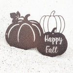 Happy Fall Pumpkins Cutout - Old West Iron