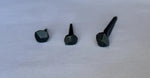 Set of 15 Black Rose Head Nails - Old West Iron