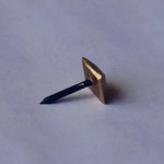 5/8” Square Plateau Head Bronze Clavos - Old West Iron