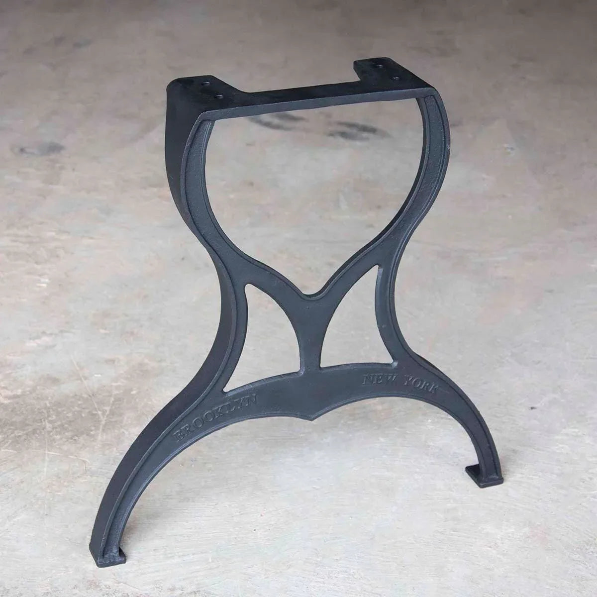 CLEARANCE- LIMITED STOCK Cast Iron Dining Table Legs, 2 pack - Old West Iron