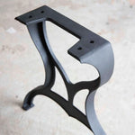 CLEARANCE- LIMITED STOCK Cast Iron Dining Table Legs, 2 pack - Old West Iron