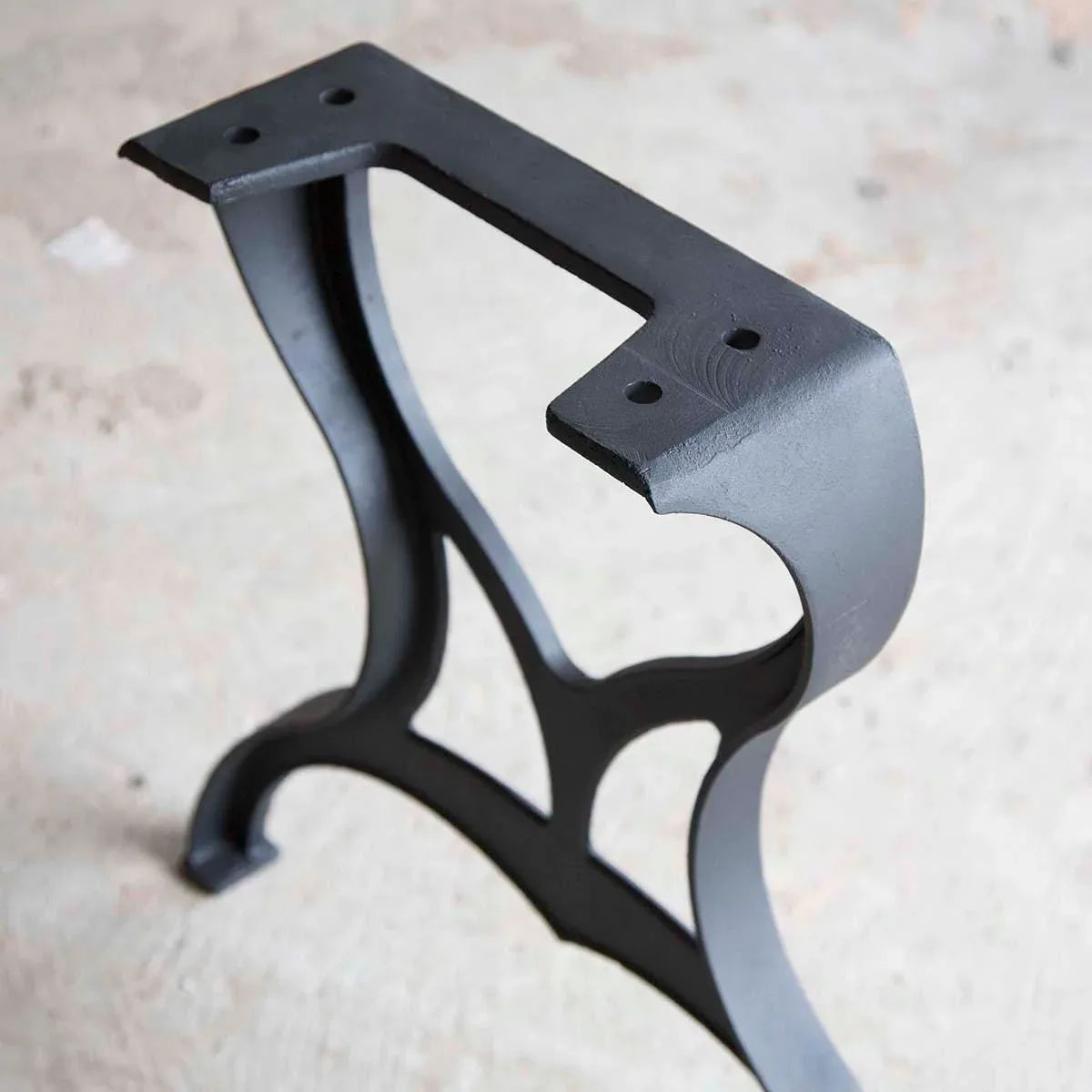 CLEARANCE- LIMITED STOCK Cast Iron Dining Table Legs, 2 pack - Old West Iron