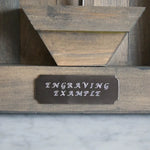 Framed Yellow Metal Rose - Old West Iron