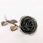 Silver Steel Rose - Old West Iron