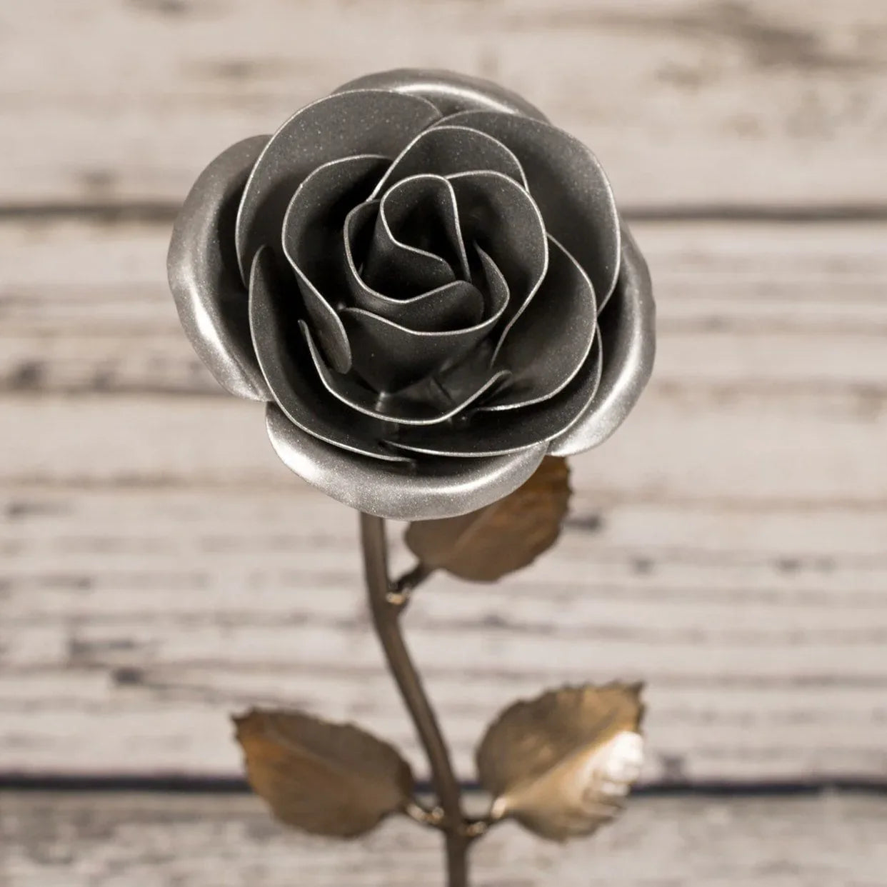 Silver Steel Rose - Old West Iron