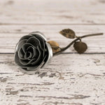 Silver Steel Rose - Old West Iron